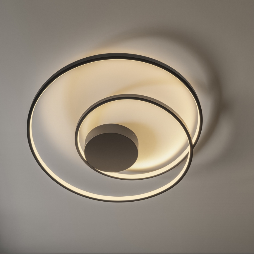 Ideal Lux - LED Hämardatav laevalgusti OZ LED/48W/230V d. 60 cm CRI 90 must