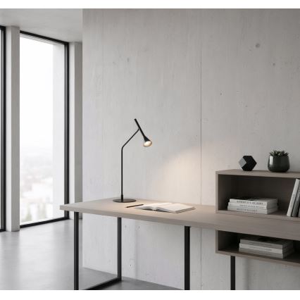 Ideal Lux - LED Hämardatav puutetundlik laualamp DIESIS LED/6,5W/230V CRI 90 must