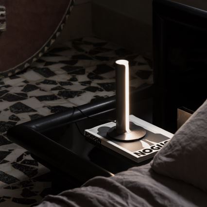 Ideal Lux - LED-hämardatav laualamp DORICA LED/8W/230V CRI 90 must