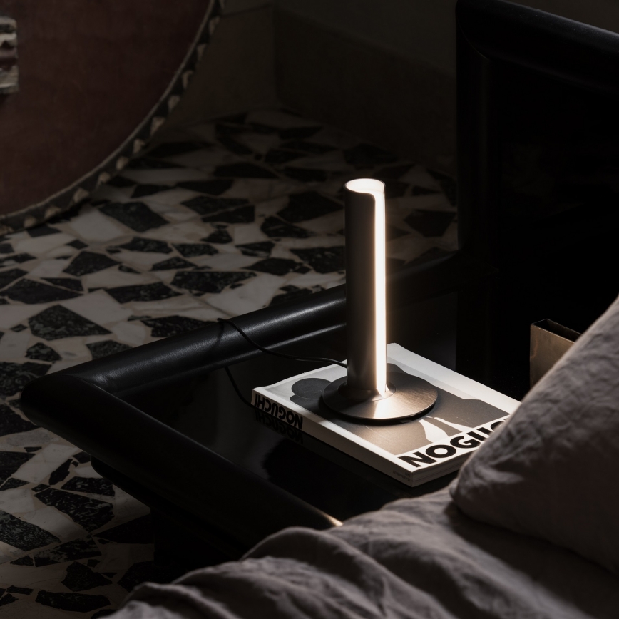 Ideal Lux - LED-hämardatav laualamp DORICA LED/8W/230V CRI 90 must