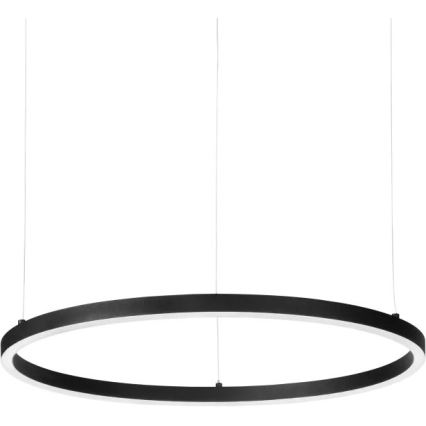 Ideal Lux - LED Hämardatav lühter ORACLE SLIM LED/28W/230V 4000K d. 50 cm CRI 90 must
