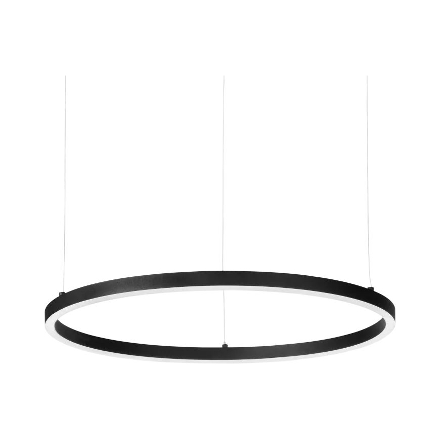 Ideal Lux - LED Hämardatav lühter ORACLE SLIM LED/40W/230V 4000K d. 70 cm CRI 90 must