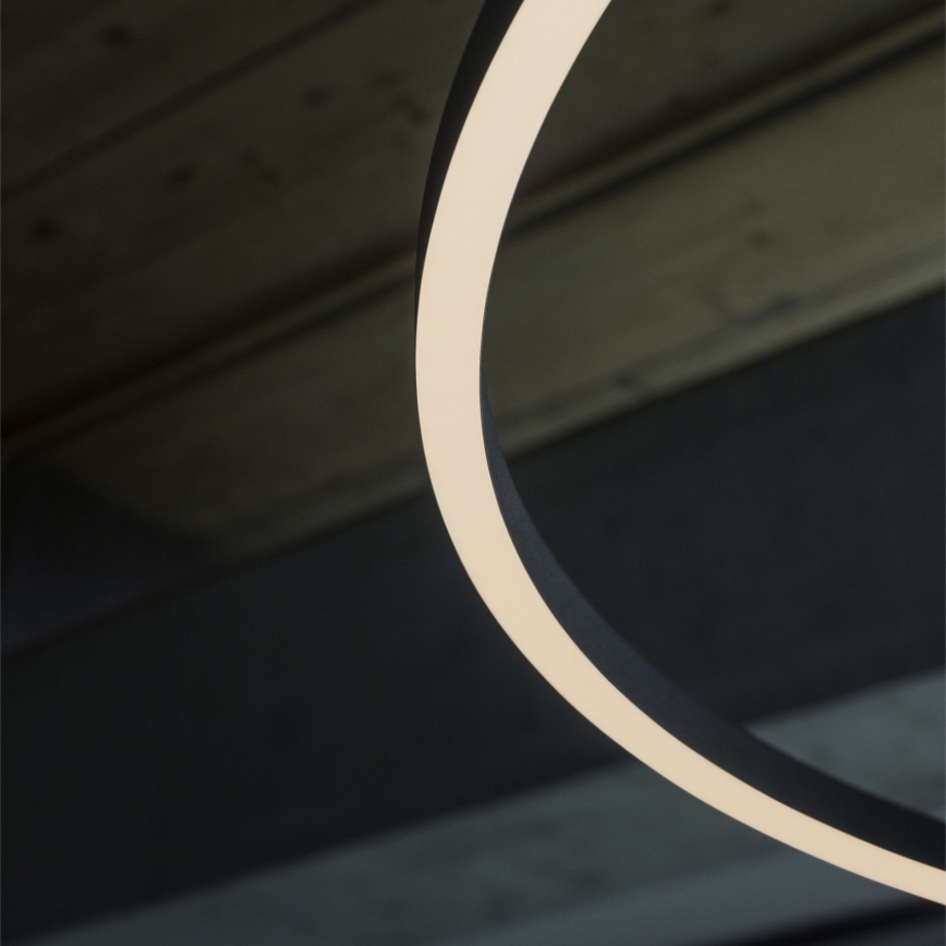 Ideal Lux - LED Hämardatav lühter ORACLE SLIM LED/40W/230V 4000K d. 70 cm CRI 90 must