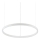 Ideal Lux - LED Hämardatav lühter ORACLE SLIM LED/28W/230V 4000K d. 50 cm CRI 90 valge