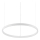 Ideal Lux - LED Hämardatav lühter ORACLE SLIM LED/29W/230V 3000K d. 50 cm valge