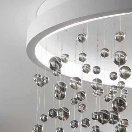 Ideal Lux - LED Hämardatav pinnale kinnitatav lühter ARMONY LED/56W/230V CRI 90 d. 60 cm valge