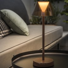 Ideal Lux - LED Hämardatav puutetundlik lamp LOLITA LED/2,8W/5V IP54 pruun