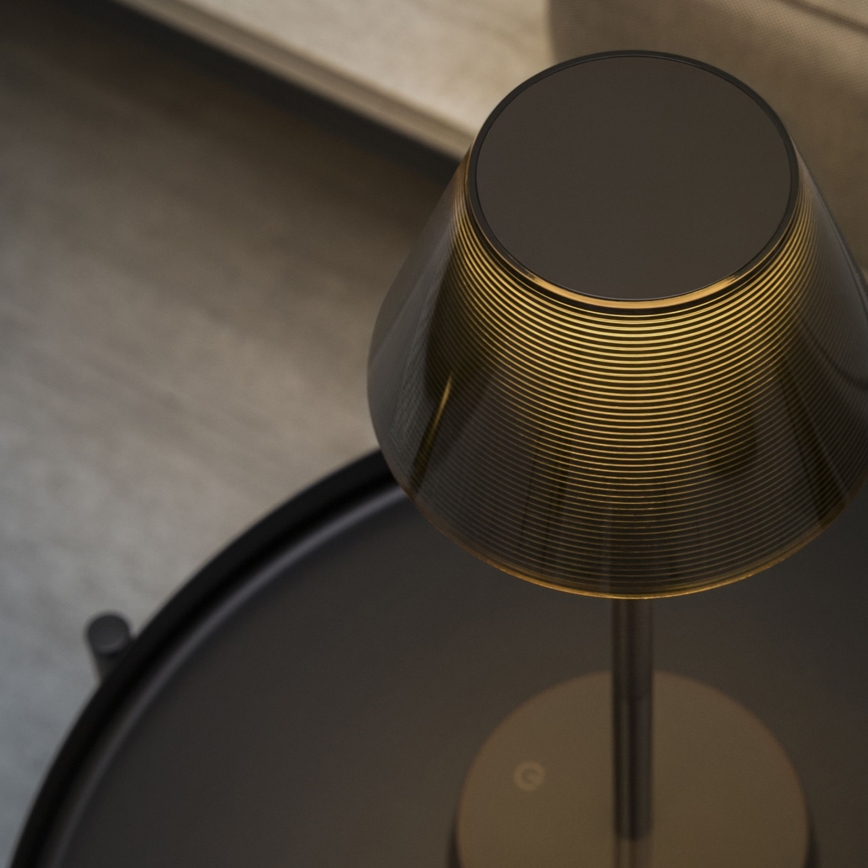 Ideal Lux - LED Hämardatav puutetundlik lamp LOLITA LED/2,8W/5V 2200 mAh IP54 pruun