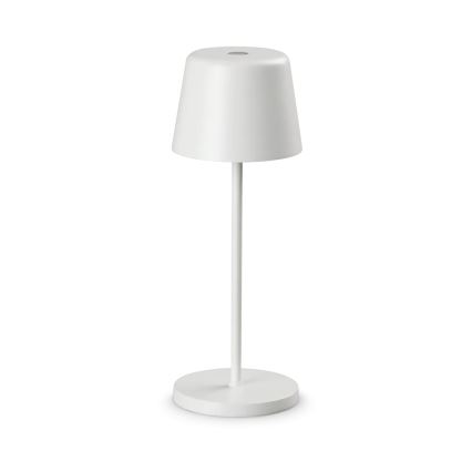 Ideal Lux - LED Hämardatav puutetundlik väli laualamp CUTE LED/2,5W/3,7V USB 2200-2700K IP65 valge