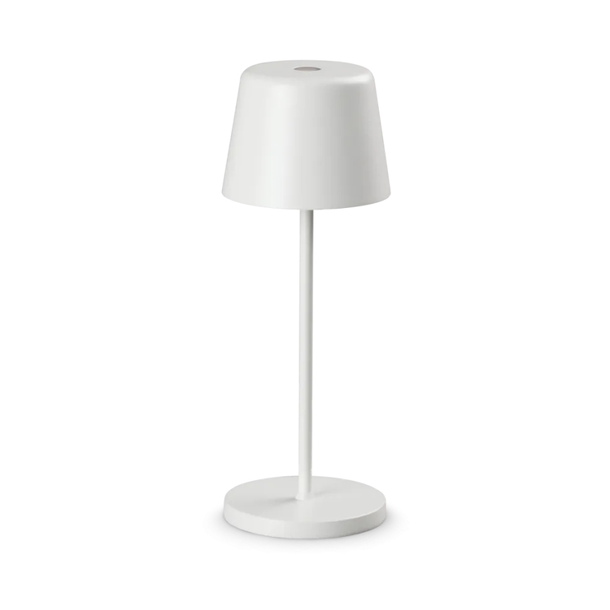 Ideal Lux - LED Hämardatav puutetundlik väli laualamp CUTE LED/2,5W/3,7V USB 2200-2700K IP65 valge
