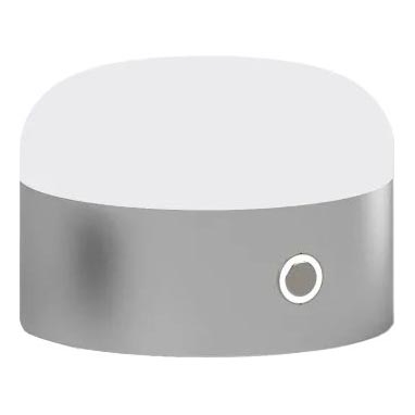 Ideal Lux - LED Hämardatav puutetundlik laualamp MIGNON LED/5W/5V 1500 mAh d. 10 cm CRI 90 läikiv kroom