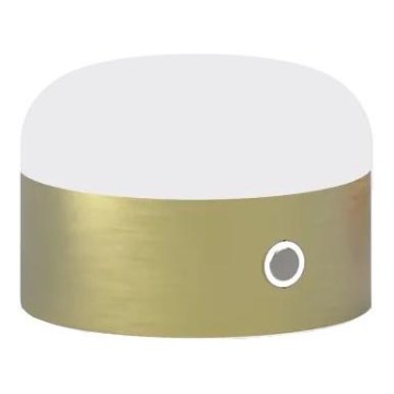 Ideal Lux - LED Hämardatav puutetundlik laualamp MIGNON LED/5W/5V d. 10 cm CRI 90 messing