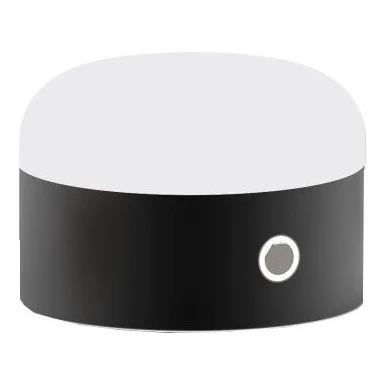 Ideal Lux - LED Hämardatav puutetundlik laualamp MIGNON LED/5W/5V d. 10 cm CRI 90 must