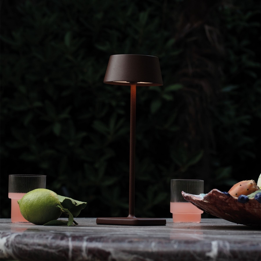 Ideal Lux - LED Hämardatav puutetundlik väli lamp PURE LED/1,5W/3,7V 2200 mAh CRI 90 IP54 pruun
