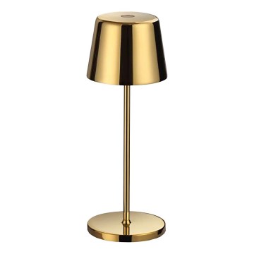 Ideal Lux - LED Hämardatav puutetundlik väli laualamp CUTE LED/2,5W/3,7V USB 2200-2700K 3000 mAh IP65 kuldne