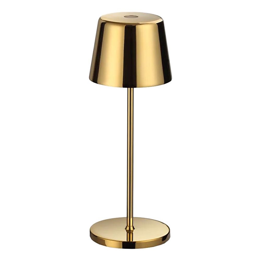 Ideal Lux - LED Hämardatav puutetundlik väli laualamp CUTE LED/2,5W/3,7V USB 2200-2700K 3000 mAh IP65 kuldne