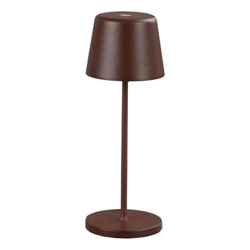 Ideal Lux - LED Hämardatav puutetundlik väli laualamp CUTE LED/2,5W/3,7V USB 2200-2700K 3000 mAh IP65 pruun