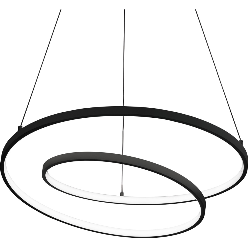 Ideal Lux - LED-hämardatav kaabliga rippvalgusti OZ LED/48W/230V läbimõõt 60 cm CRI 90 must