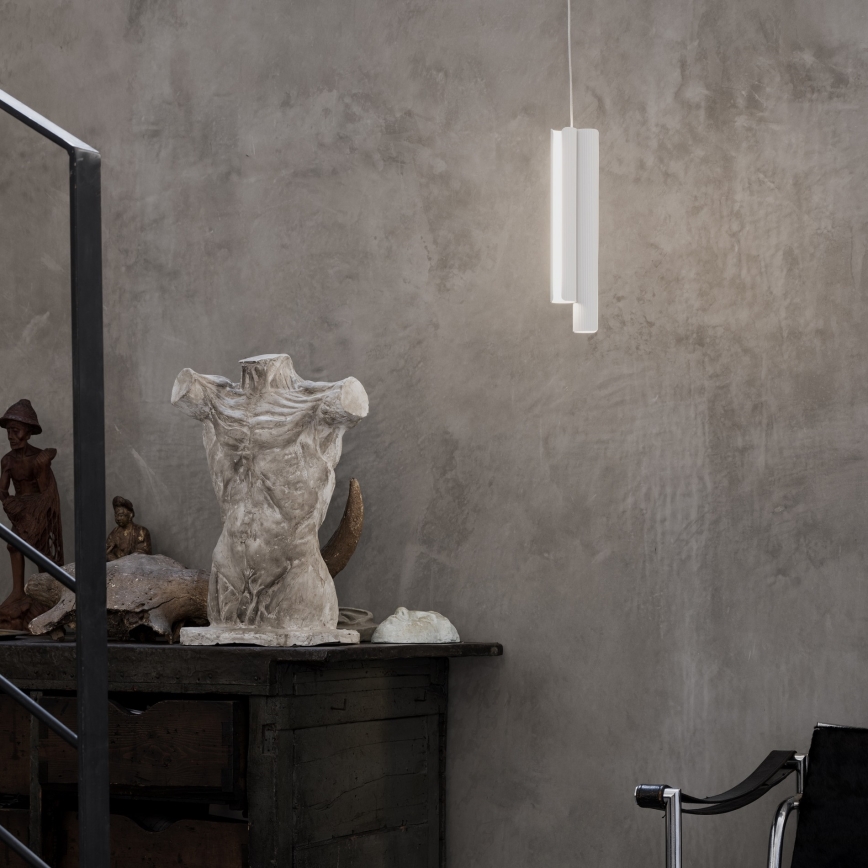 Ideal Lux - LED-hämardatav rippvalgusti kaabliga DORICA 3xLED/9W/230V CRI 90, läbimõõt 9,5 cm, valge