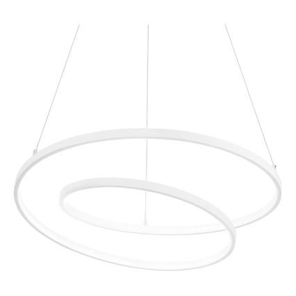 Ideal Lux - LED-hämardatav riputuslühter kaablil OZ LED/48W/230V Ø 60 cm CRI 90 valge