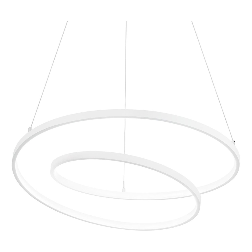 Ideal Lux - LED-hämardatav riputuslühter kaablil OZ LED/48W/230V Ø 60 cm CRI 90 valge