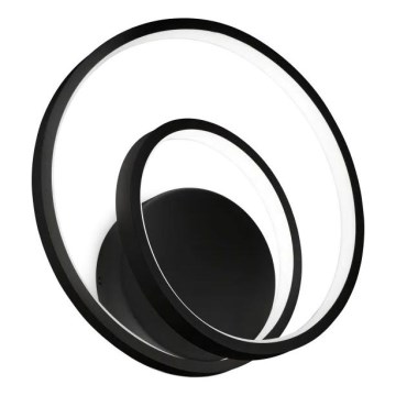 Ideal Lux - LED Hämardatav seinavalgusti OZ LED/28W/230V CRI 90 must