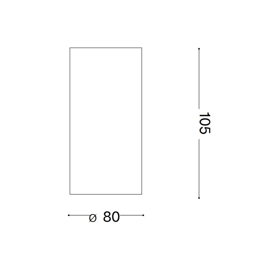 Ideal Lux - LED Kohtvalgusti NITRO LED/10W/230V d. 8 cm CRI 90 must