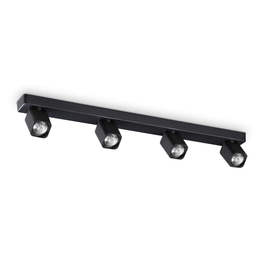 Ideal Lux - LED Kohtvalgusti RUDY 4xGU10/7W/230V CRI 90 must