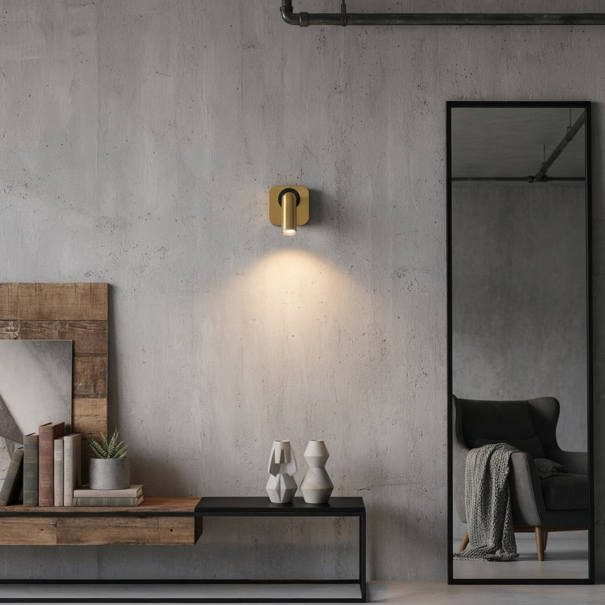 Ideal Lux - LED Kohtvalgusti seinale BEAN LED/3W/230V CRI 90 kuldne