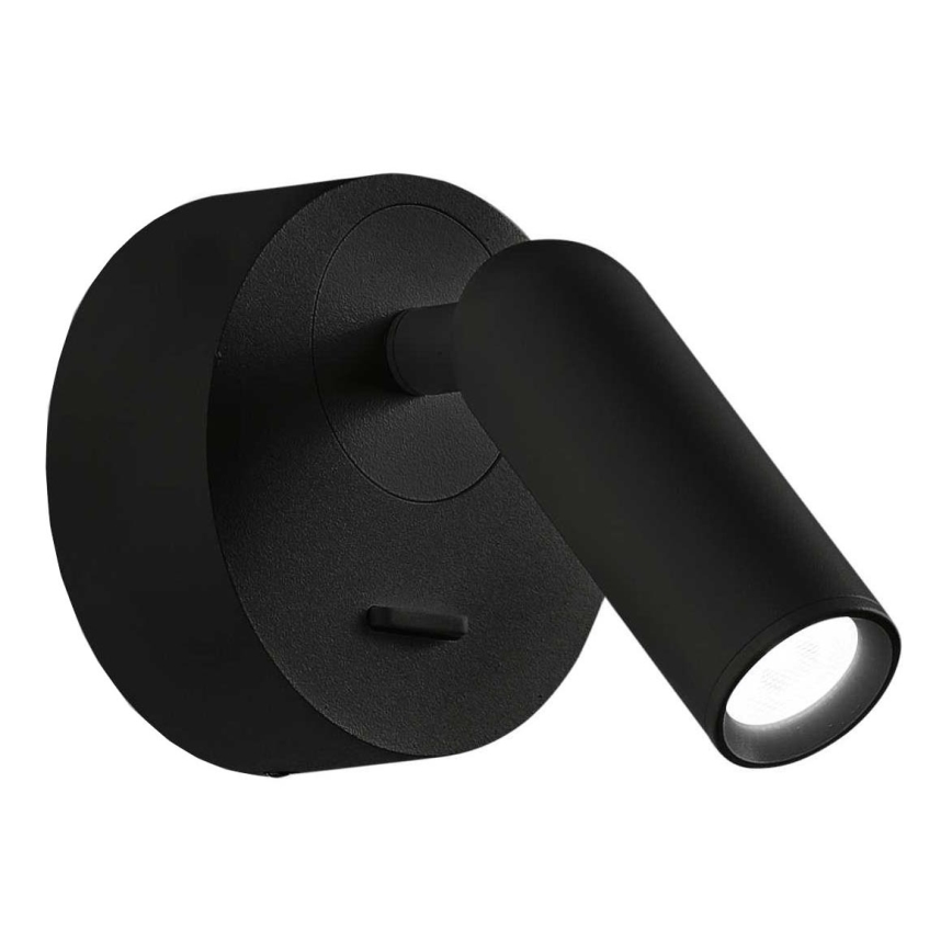 Ideal Lux - LED Kohtvalgusti seinale BEAN LED/3W/230V CRI 90 must