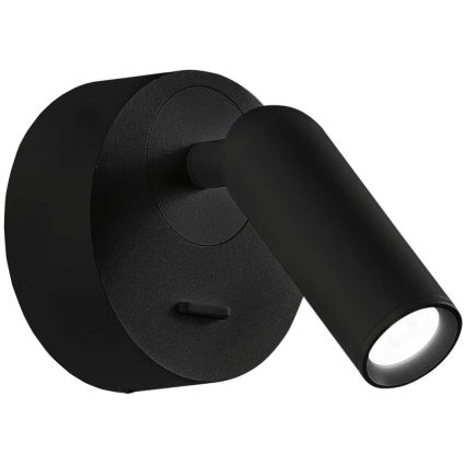 Ideal Lux - LED Kohtvalgusti seinale BEAN LED/3W/230V CRI 90 must