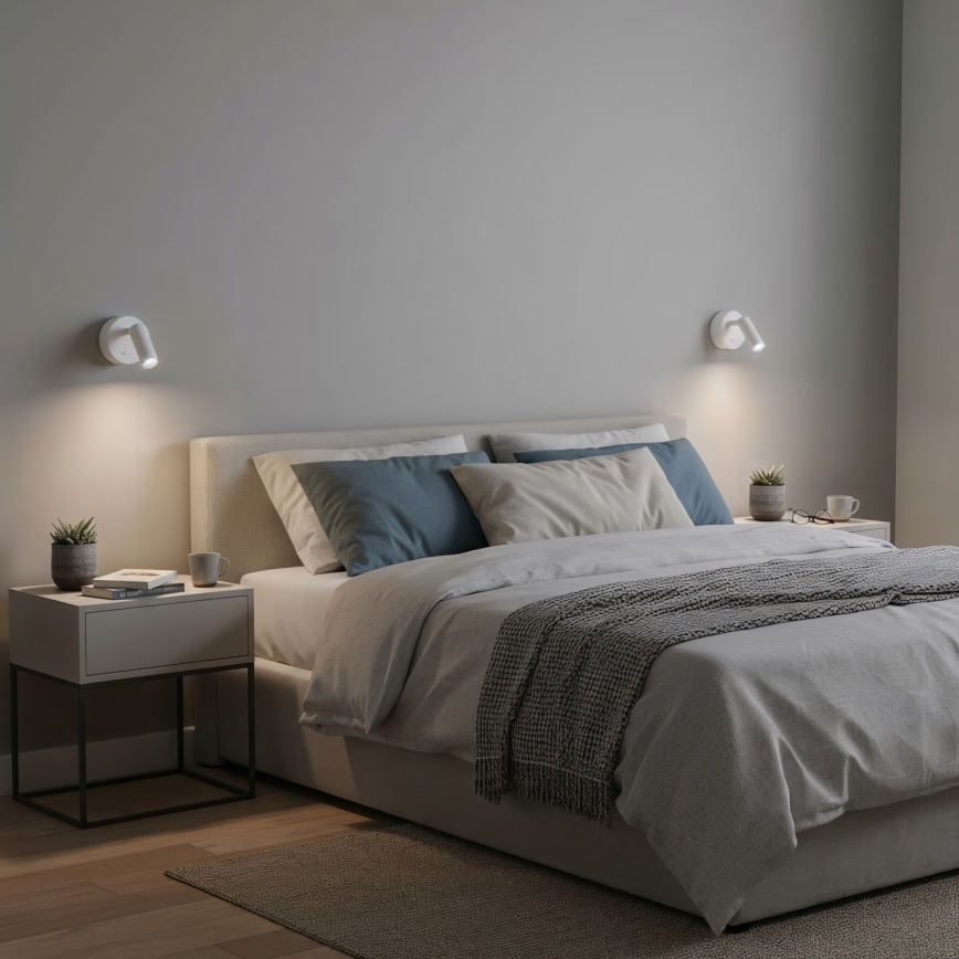 Ideal Lux - LED Kohtvalgusti seinale BEAN LED/3W/230V CRI 90 valge