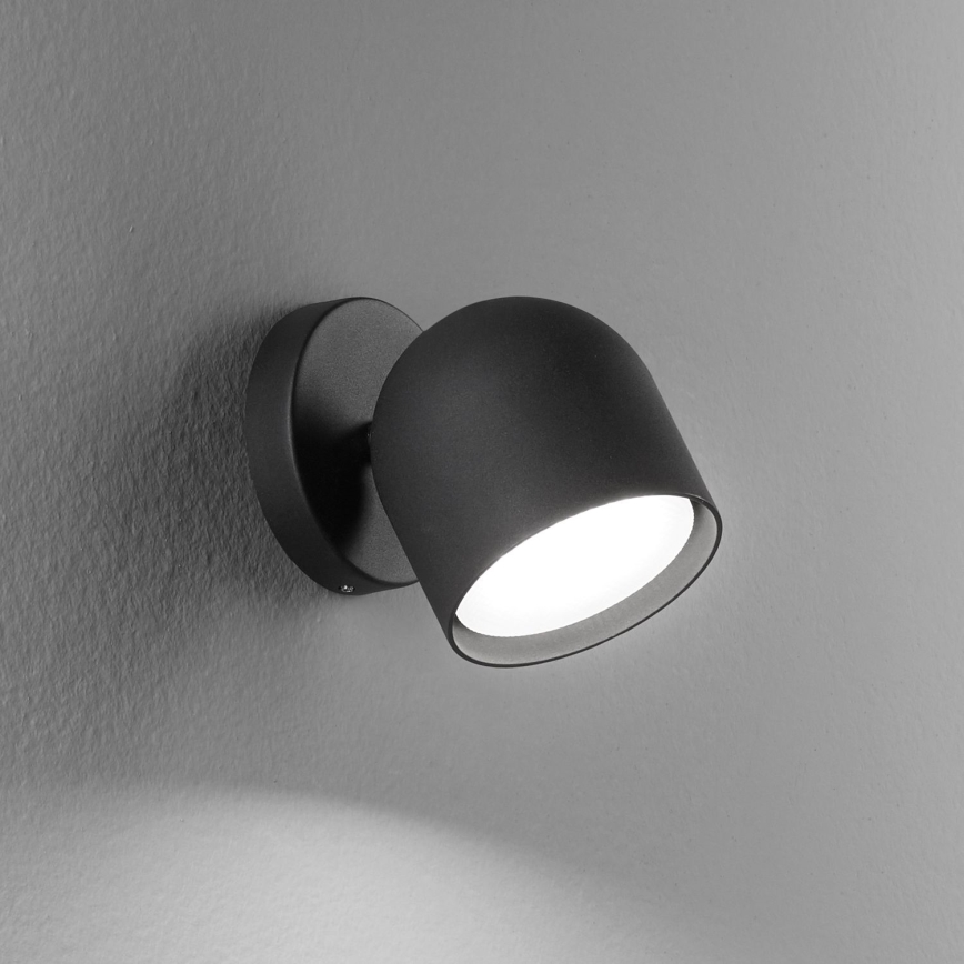 Ideal Lux - LED Kohtvalgusti seinale DODO 1xGX53/9W/230V must