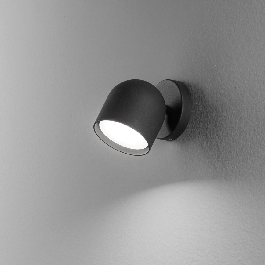 Ideal Lux - LED Kohtvalgusti seinale DODO 1xGX53/9W/230V must