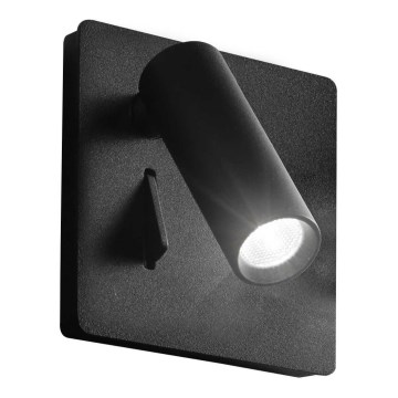 Ideal Lux - LED Kohtvalgusti seinale LITE LED/3W/230V CRI 90 must