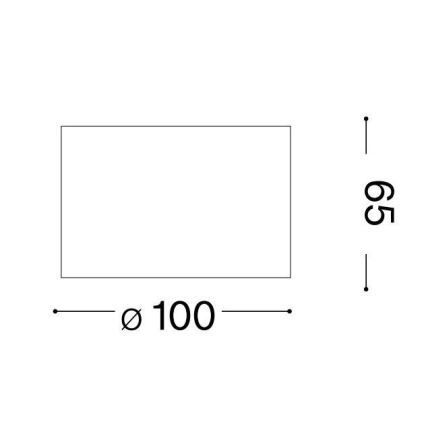 Ideal Lux - LED Kohtvalgusti SPIKE 1xGX53/9W/230V valge