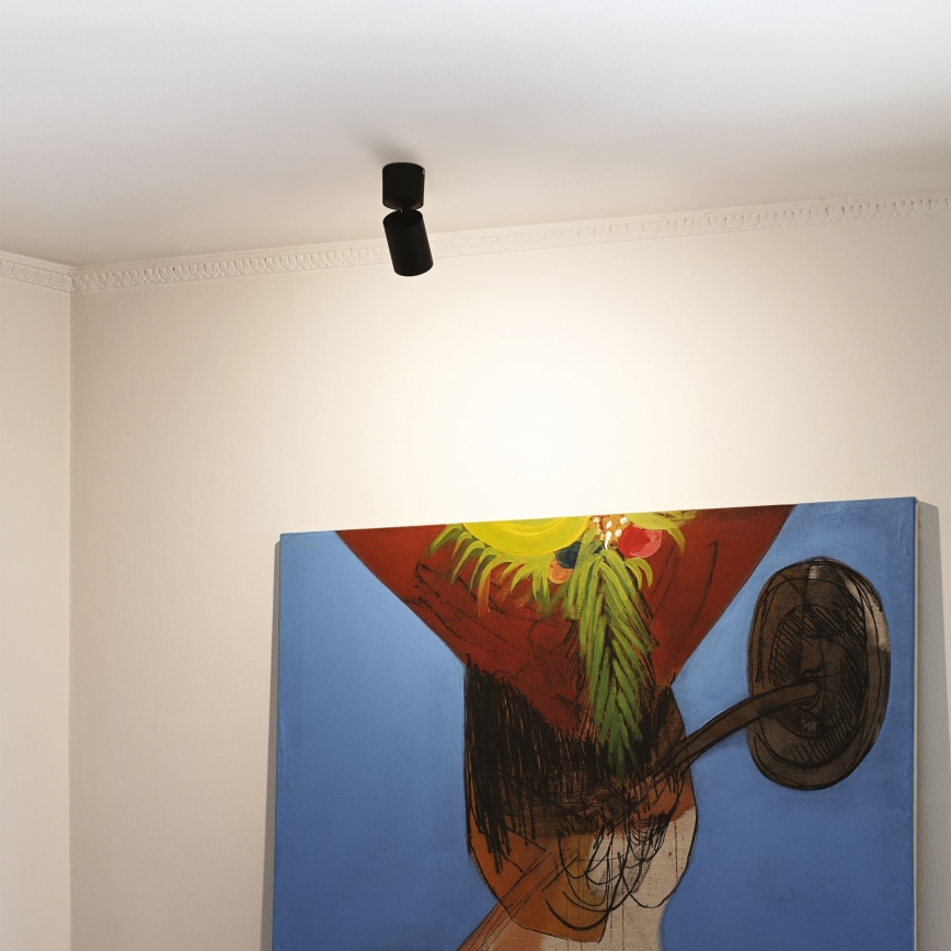 Ideal Lux - LED Kohtvalgusti TOBY 1xGU10/7W/230V CRI 90 must