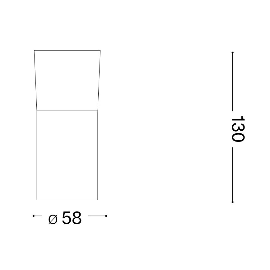 Ideal Lux - LED Kohtvalgusti TOBY 1xGU10/7W/230V CRI 90 must