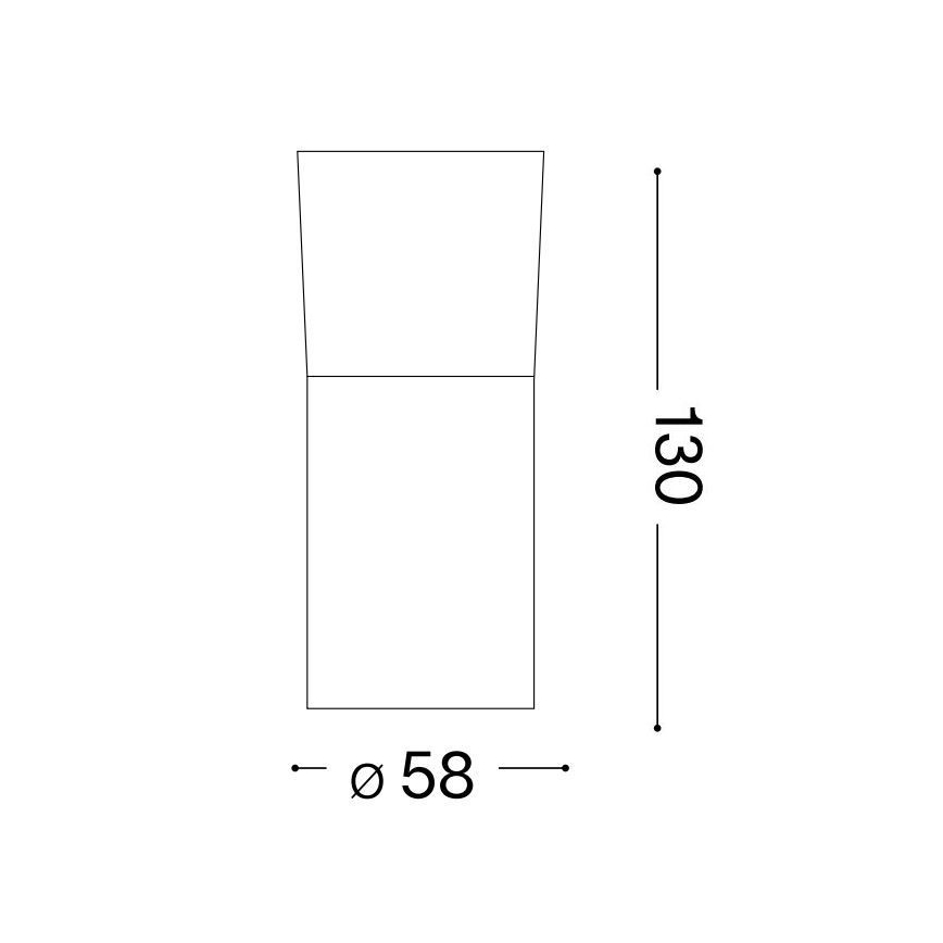 Ideal Lux - LED Kohtvalgusti TOBY 1xGU10/7W/230V CRI 90 valge