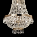 Ideal Lux - LED Kristall-lühter CAESAR 9xG9/3W/230V d. 45 cm kuldne