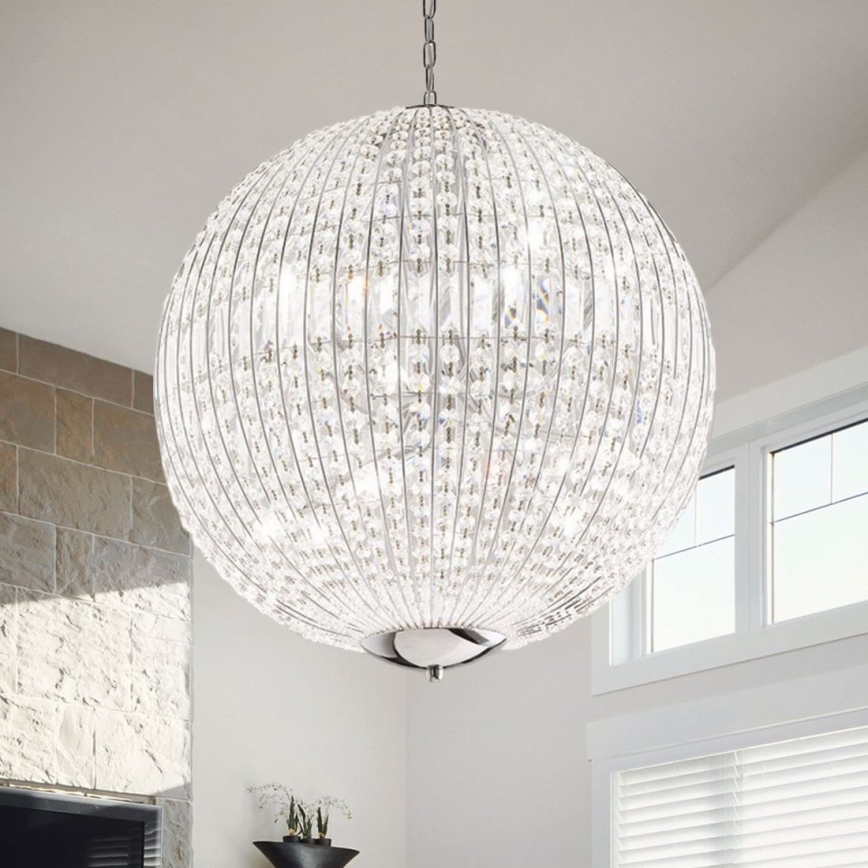 Ideal Lux - LED Kristall-lühter LUXOR 12xG9/3W/230V d. 60 cm läbipaistev