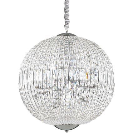 Ideal Lux - LED Kristall-lühter LUXOR 12xG9/3W/230V d. 60 cm läbipaistev