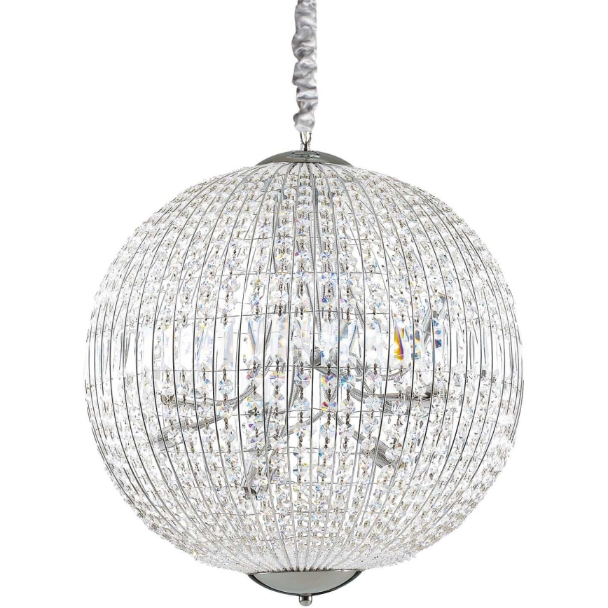 Ideal Lux - LED Kristall-lühter LUXOR 12xG9/3W/230V d. 60 cm läbipaistev