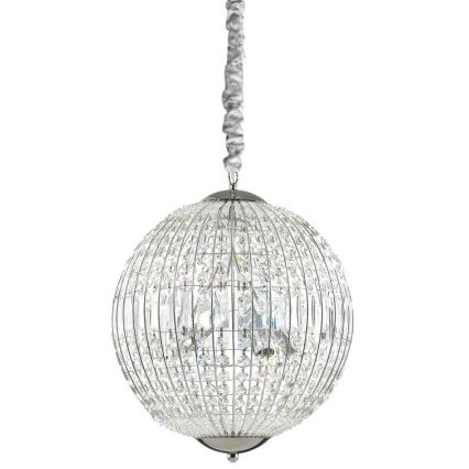 Ideal Lux - LED Kristall-lühter LUXOR 6xG9/3W/230V d. 40 cm läbipaistev
