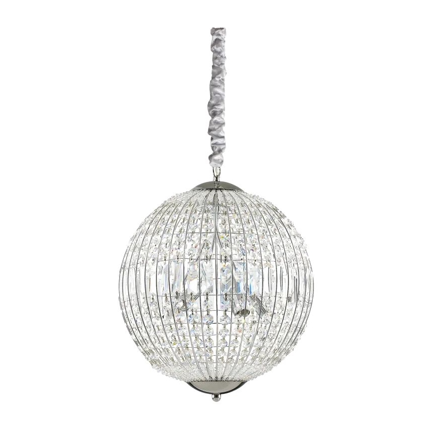 Ideal Lux - LED Kristall-lühter LUXOR 6xG9/3W/230V d. 40 cm läbipaistev