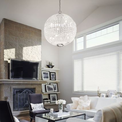Ideal Lux - LED Kristall-lühter LUXOR 6xG9/3W/230V d. 40 cm läbipaistev