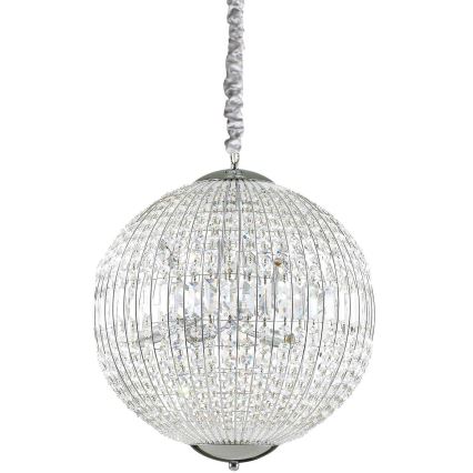 Ideal Lux - LED Kristall-lühter LUXOR 8xG9/3W/230V d. 50 cm läbipaistev