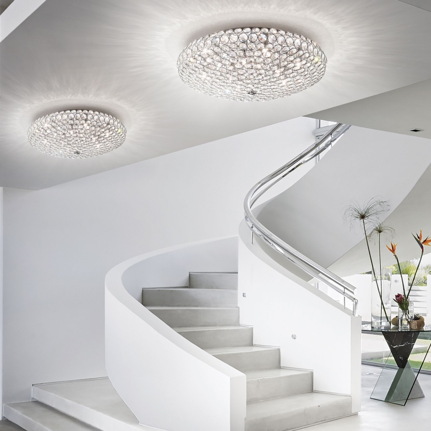 Ideal Lux - LED Kristallist laevalgusti KING 5xG9/3W/230V d. 38 cm läikiv kroom