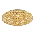 Ideal Lux - LED Kristallist laevalgusti KING 5xG9/3W/230V d. 38 cm kuldne