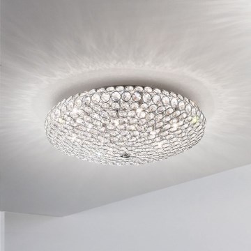 Ideal Lux - LED Kristallist laevalgusti KING 5xG9/3W/230V d. 38 cm läikiv kroom